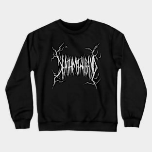 Death Metal Band (White Text) Crewneck Sweatshirt